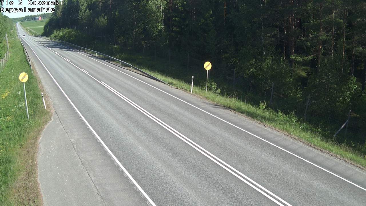 Weather Camera Image Väg 2 Kokemäki, Seppälänahde, Kokemäki, Satakunta