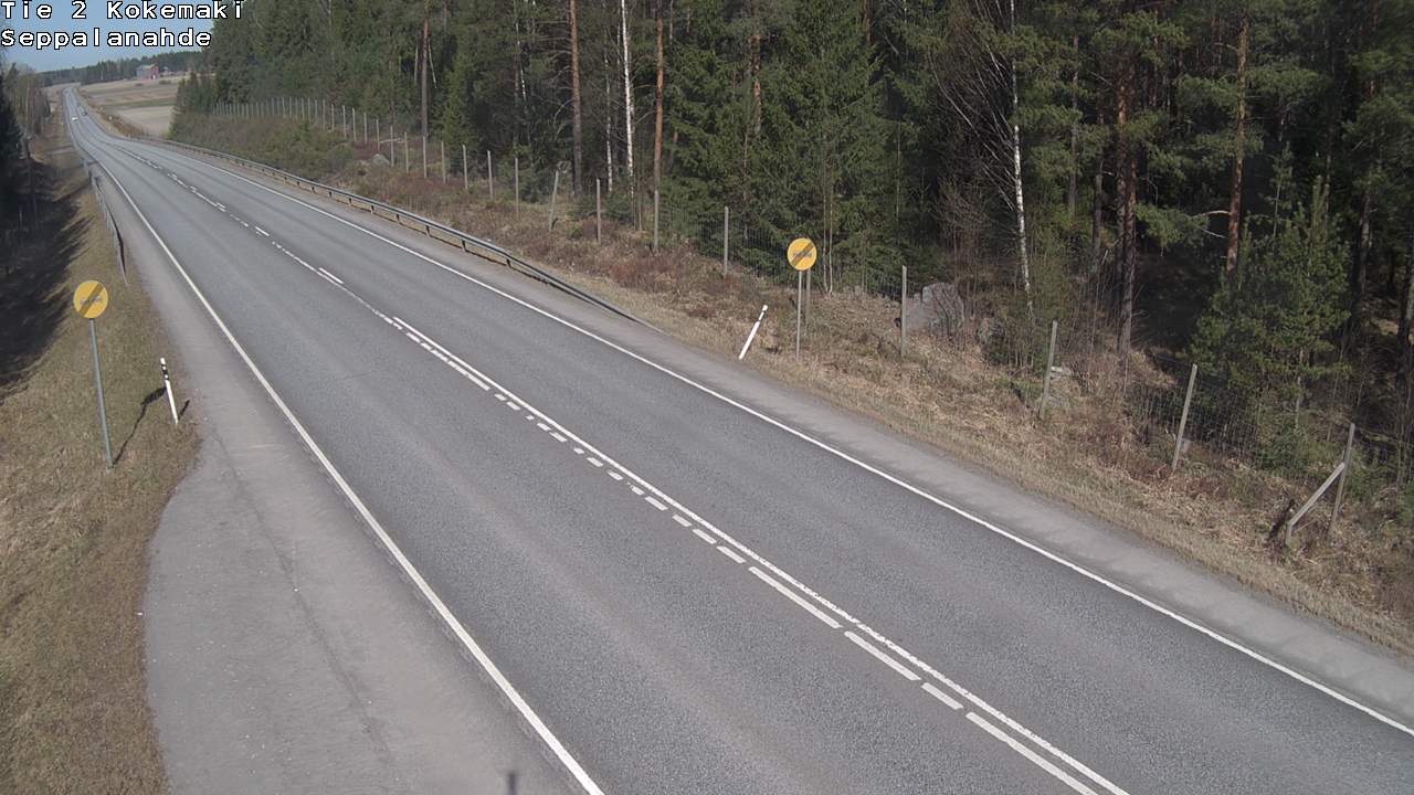 Weather Camera Image Väg 2 Kokemäki, Seppälänahde, Kokemäki, Satakunta