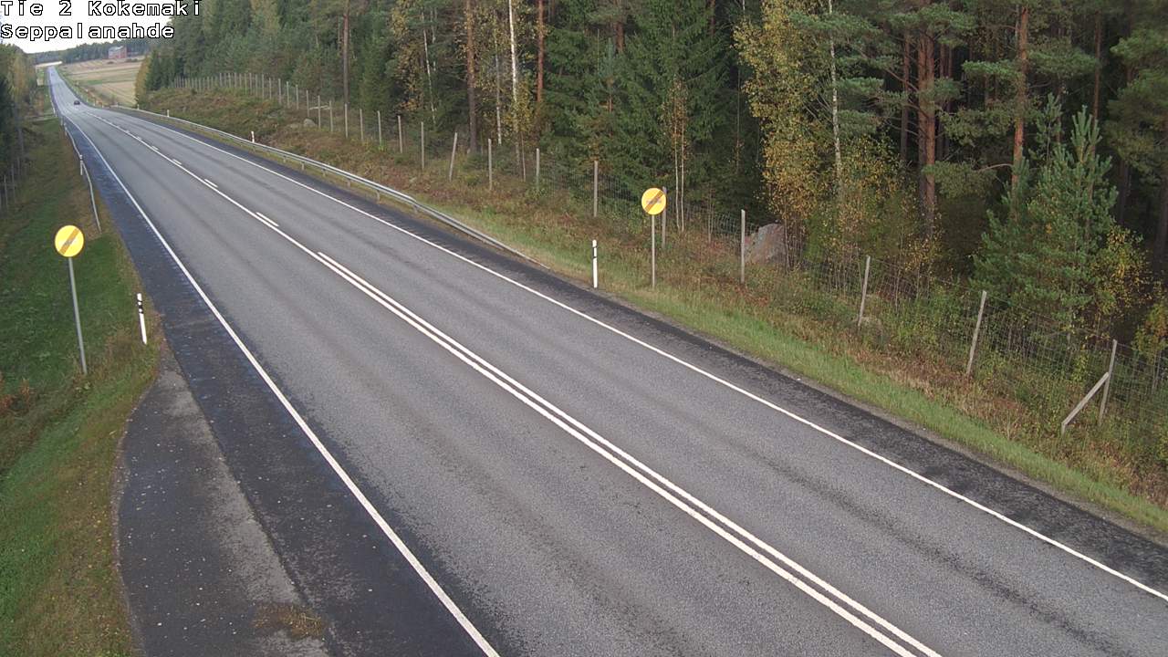 Weather Camera Image Väg 2 Kokemäki, Seppälänahde, Kokemäki, Satakunta