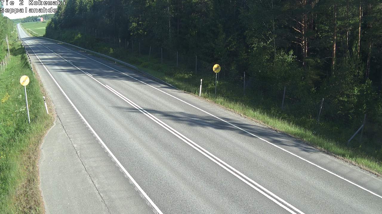 Weather Camera Image Väg 2 Kokemäki, Seppälänahde, Kokemäki, Satakunta