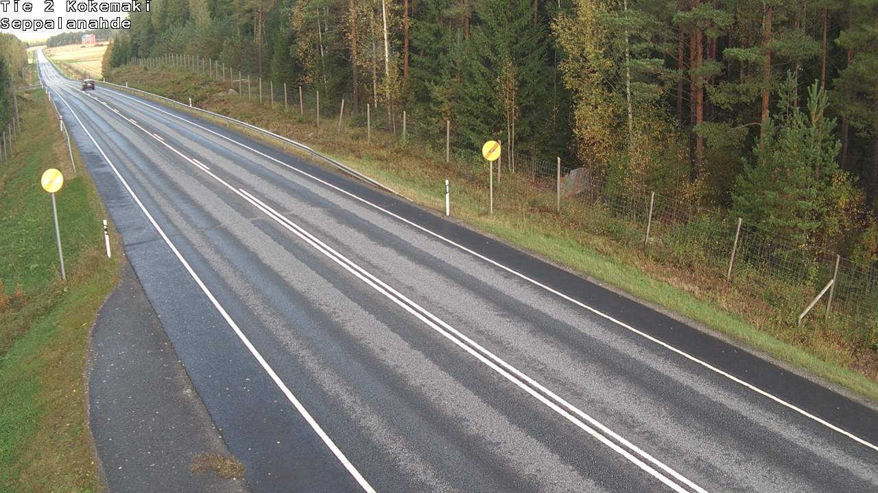 Weather Camera Image Väg 2 Kokemäki, Seppälänahde, Kokemäki, Satakunta