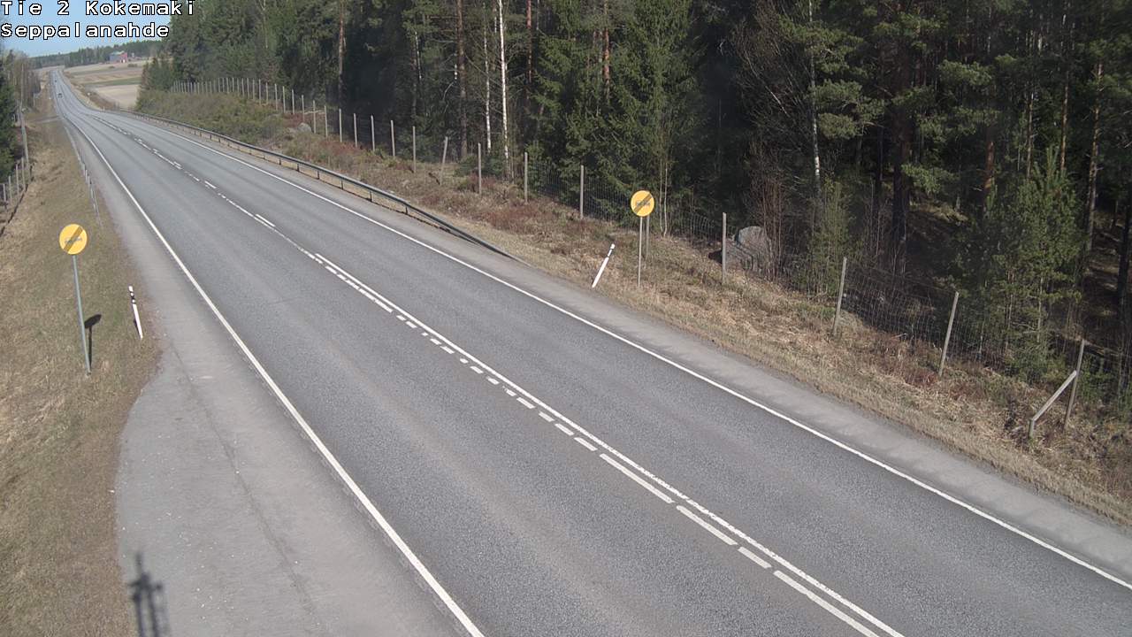 Weather Camera Image Väg 2 Kokemäki, Seppälänahde, Kokemäki, Satakunta