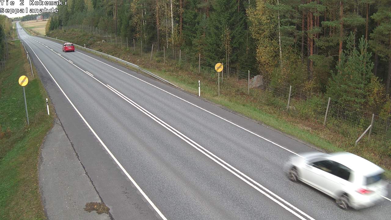 Weather Camera Image Väg 2 Kokemäki, Seppälänahde, Kokemäki, Satakunta