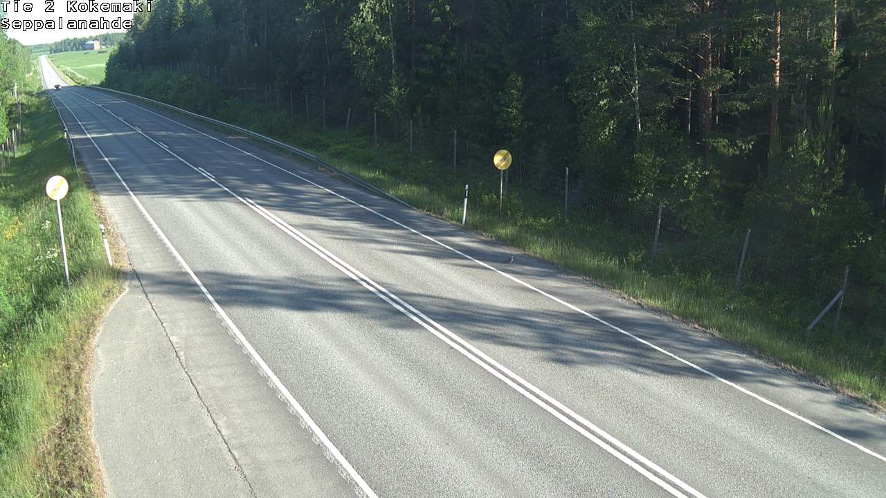 Weather Camera Image Väg 2 Kokemäki, Seppälänahde, Kokemäki, Satakunta