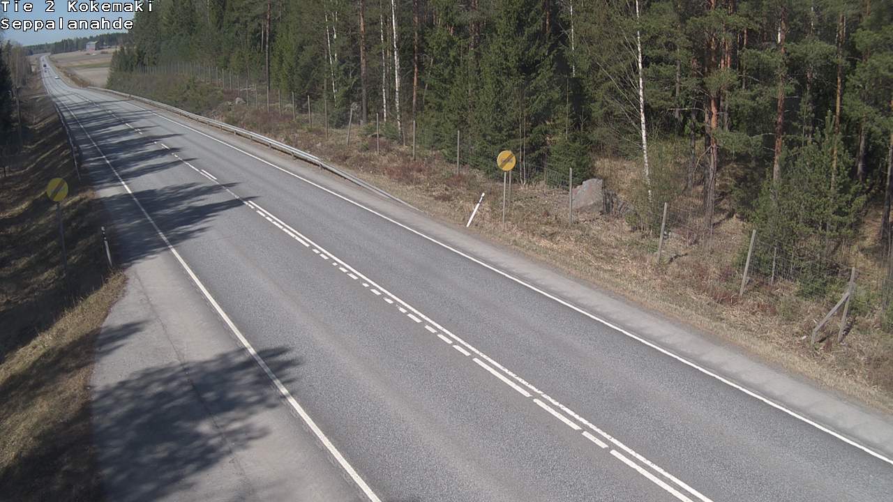 Weather Camera Image Väg 2 Kokemäki, Seppälänahde, Kokemäki, Satakunta