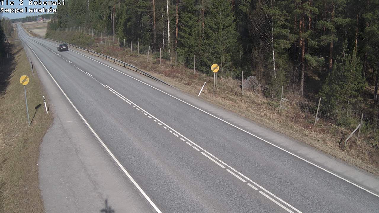 Weather Camera Image Väg 2 Kokemäki, Seppälänahde, Kokemäki, Satakunta