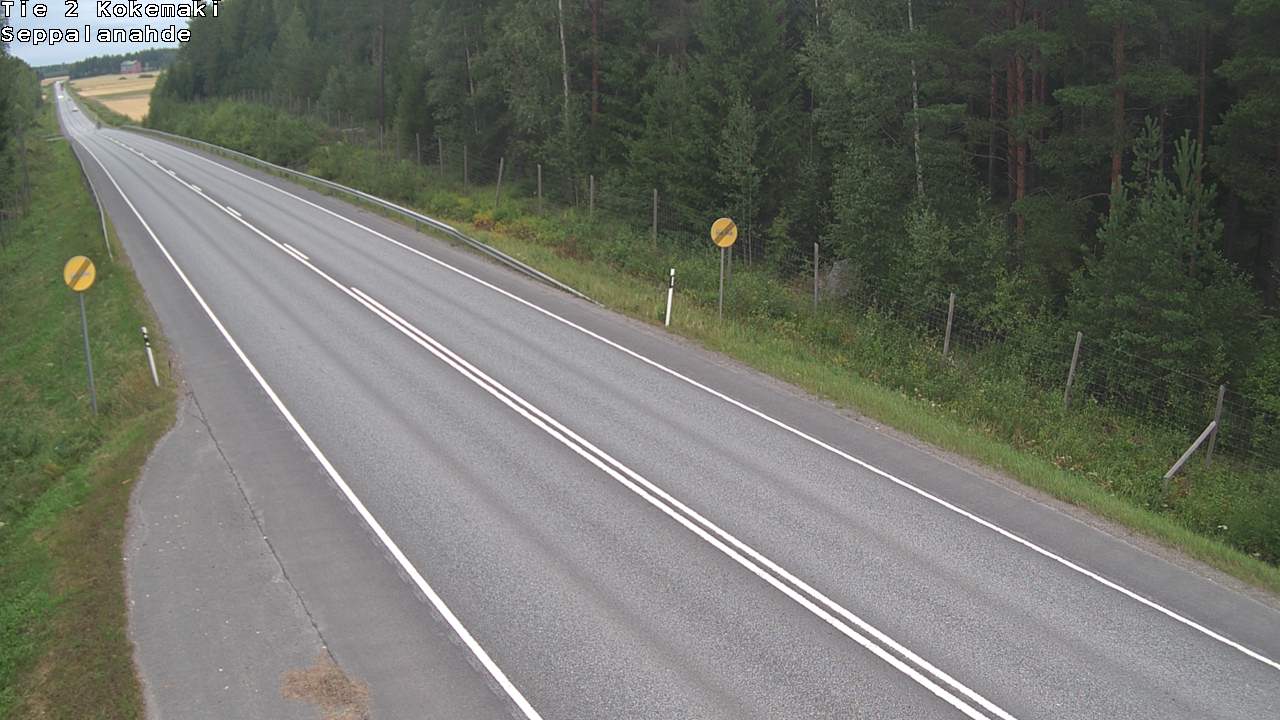Weather Camera Image Road 2 Kokemäki, Seppälänahde, Kokemäki, Satakunta