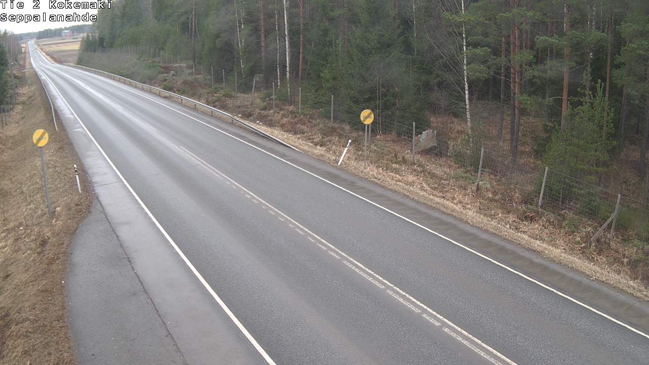 Weather Camera Image Road 2 Kokemäki, Seppälänahde, Kokemäki, Satakunta