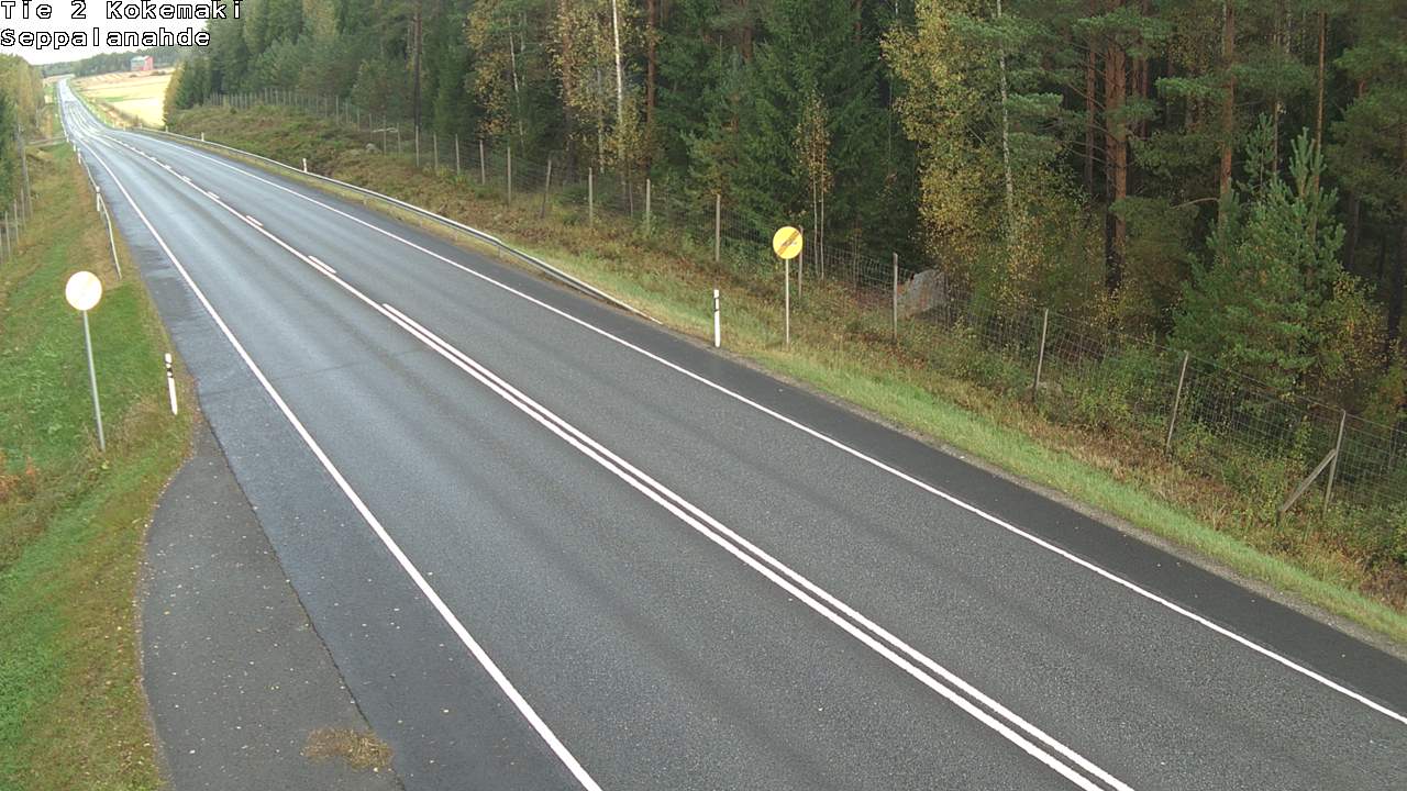 Weather Camera Image Väg 2 Kokemäki, Seppälänahde, Kokemäki, Satakunta
