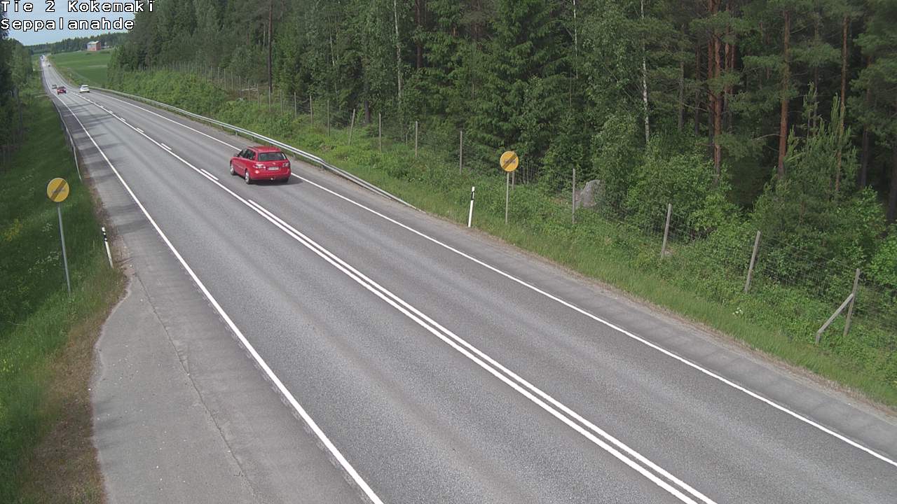 Weather Camera Image Väg 2 Kokemäki, Seppälänahde, Kokemäki, Satakunta