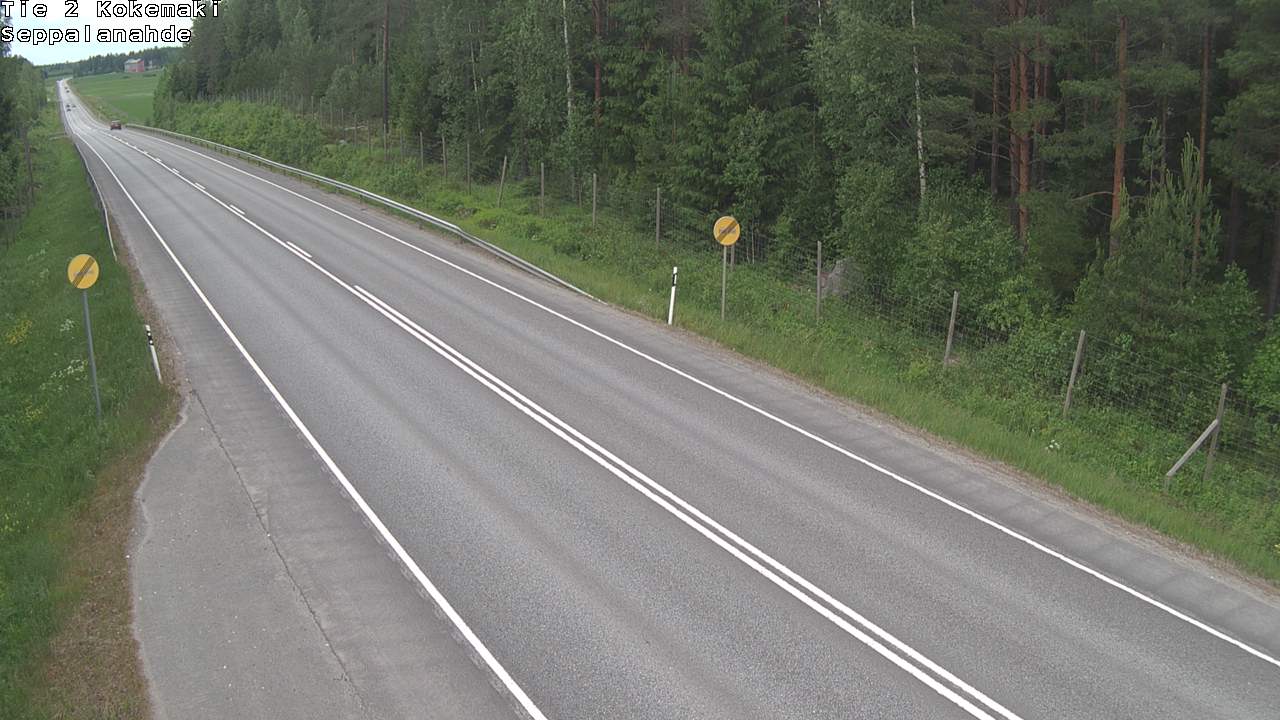 Weather Camera Image Väg 2 Kokemäki, Seppälänahde, Kokemäki, Satakunta