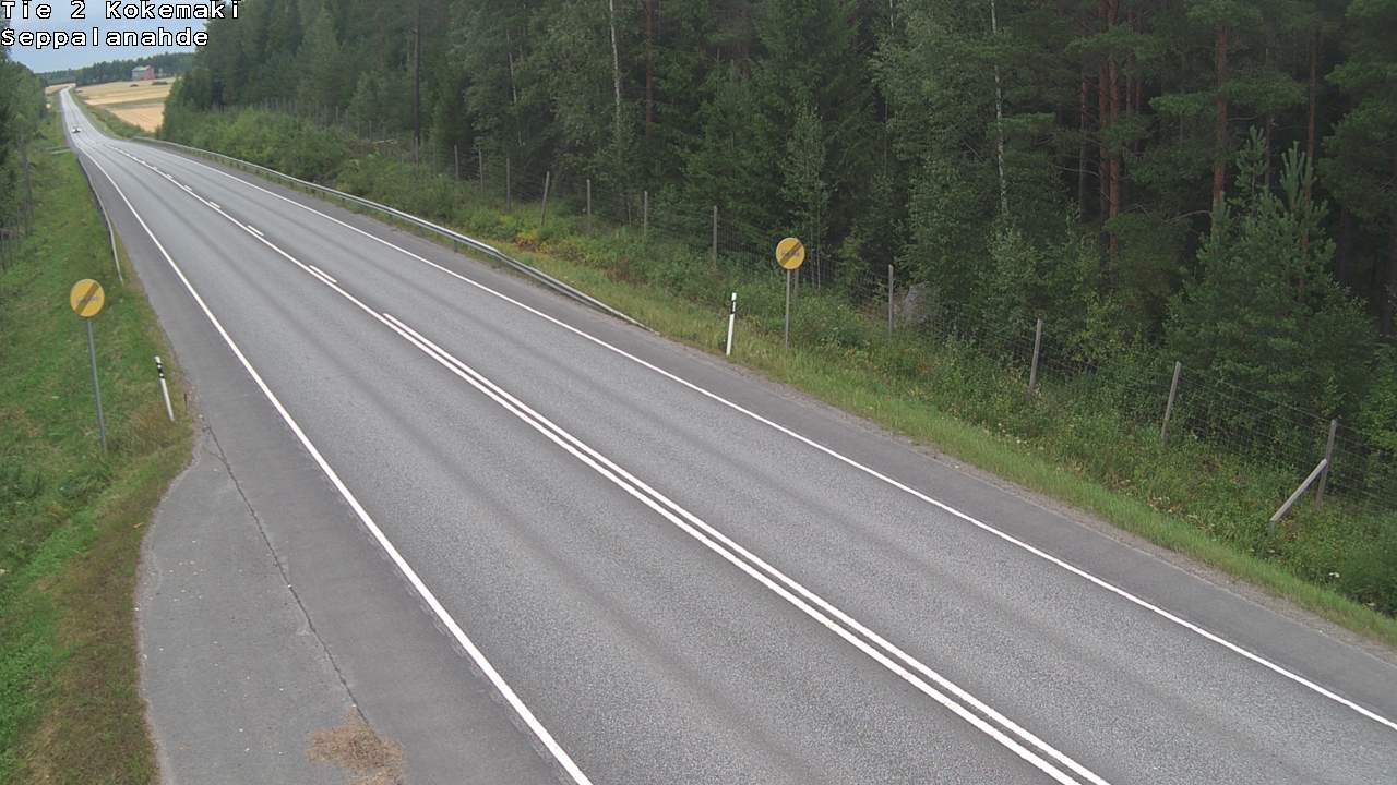 Weather Camera Image Road 2 Kokemäki, Seppälänahde, Kokemäki, Satakunta