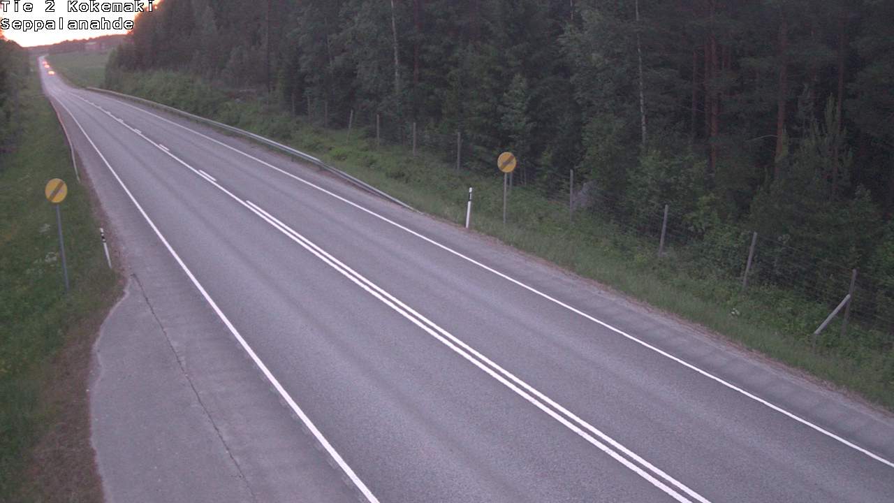 Weather Camera Image Väg 2 Kokemäki, Seppälänahde, Kokemäki, Satakunta