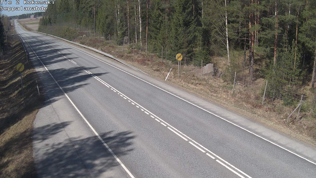 Weather Camera Image Väg 2 Kokemäki, Seppälänahde, Kokemäki, Satakunta