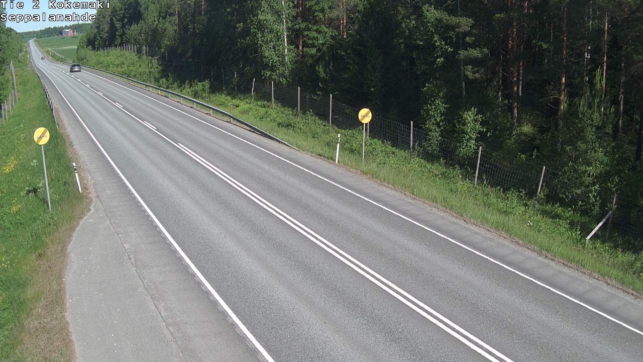 Weather Camera Image Väg 2 Kokemäki, Seppälänahde, Kokemäki, Satakunta