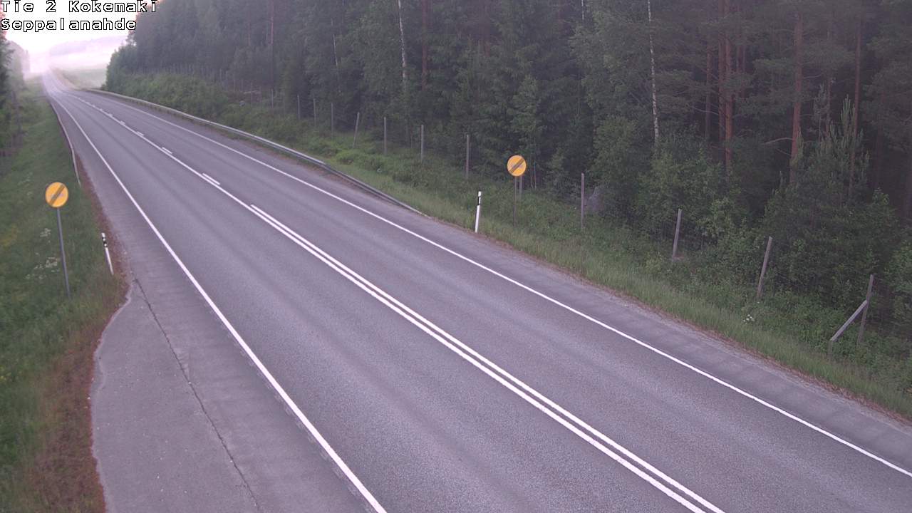 Weather Camera Image Väg 2 Kokemäki, Seppälänahde, Kokemäki, Satakunta