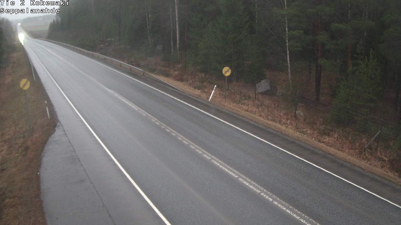 Weather Camera Image Road 2 Kokemäki, Seppälänahde, Kokemäki, Satakunta