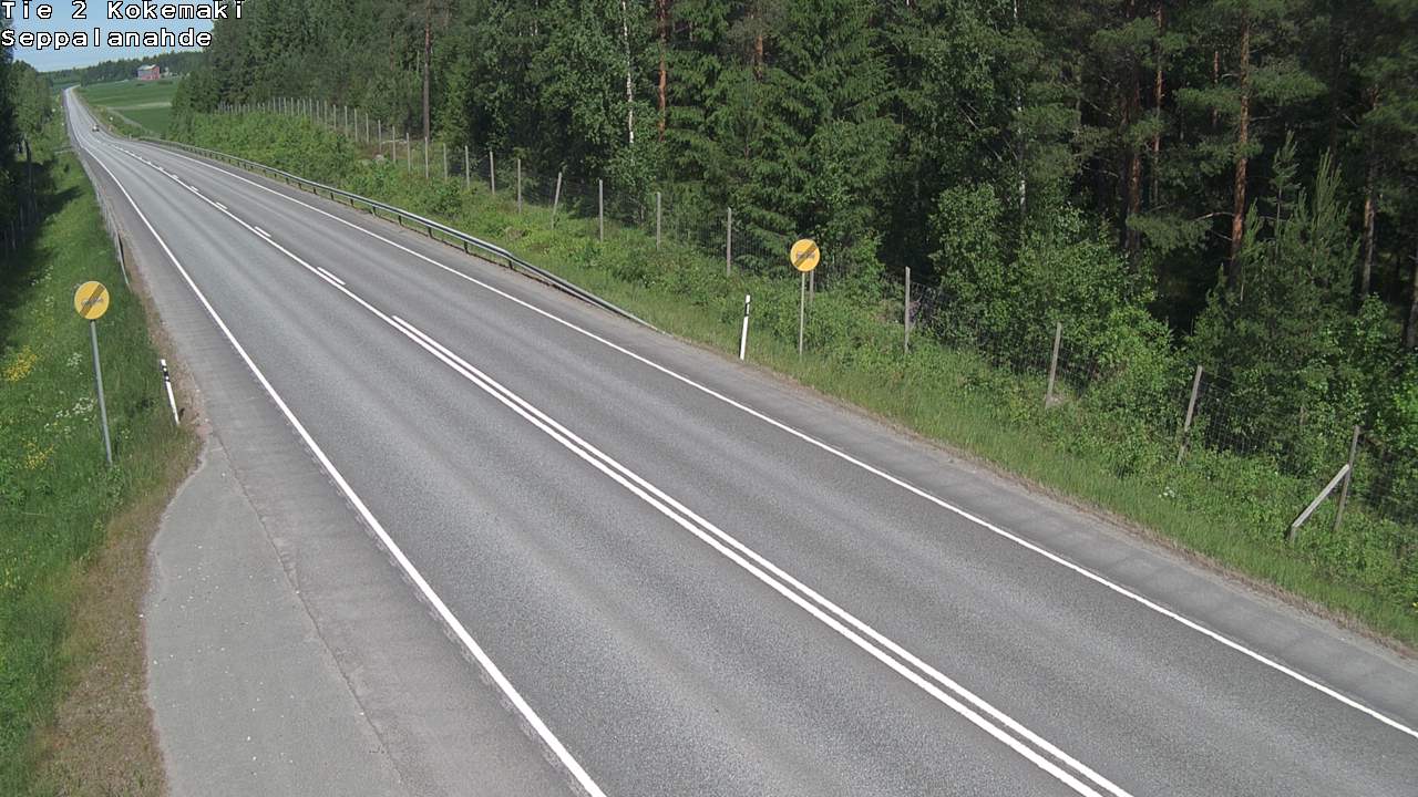 Weather Camera Image Väg 2 Kokemäki, Seppälänahde, Kokemäki, Satakunta