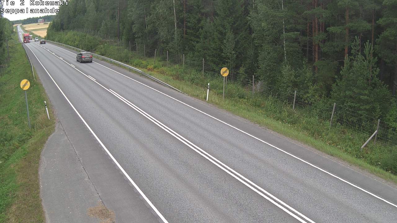 Weather Camera Image Road 2 Kokemäki, Seppälänahde, Kokemäki, Satakunta