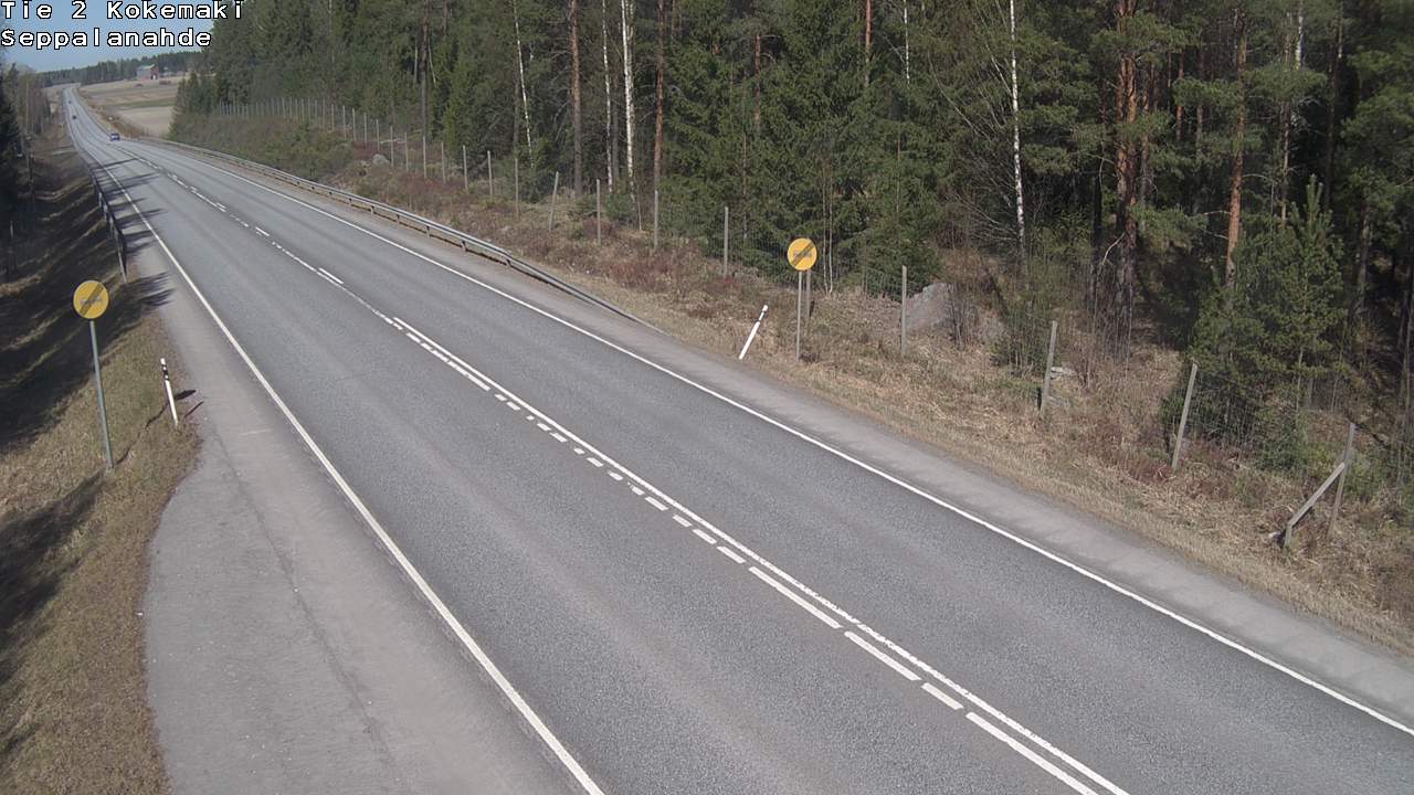 Weather Camera Image Väg 2 Kokemäki, Seppälänahde, Kokemäki, Satakunta