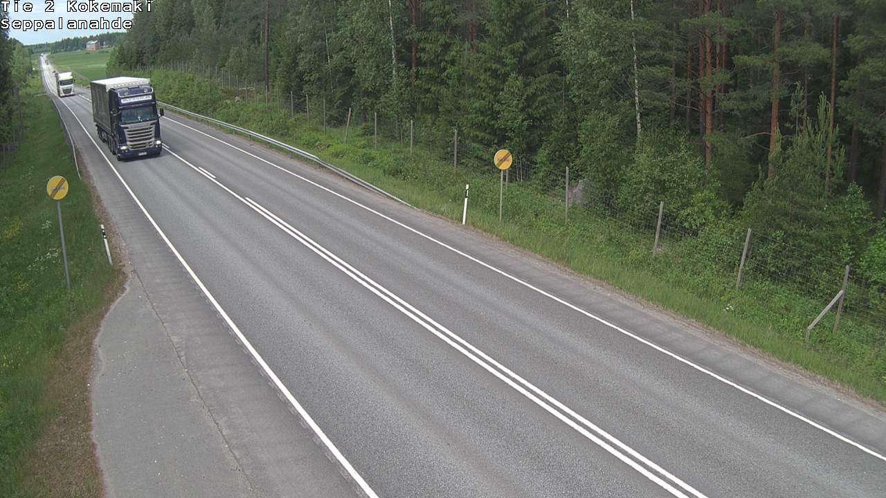 Weather Camera Image Väg 2 Kokemäki, Seppälänahde, Kokemäki, Satakunta