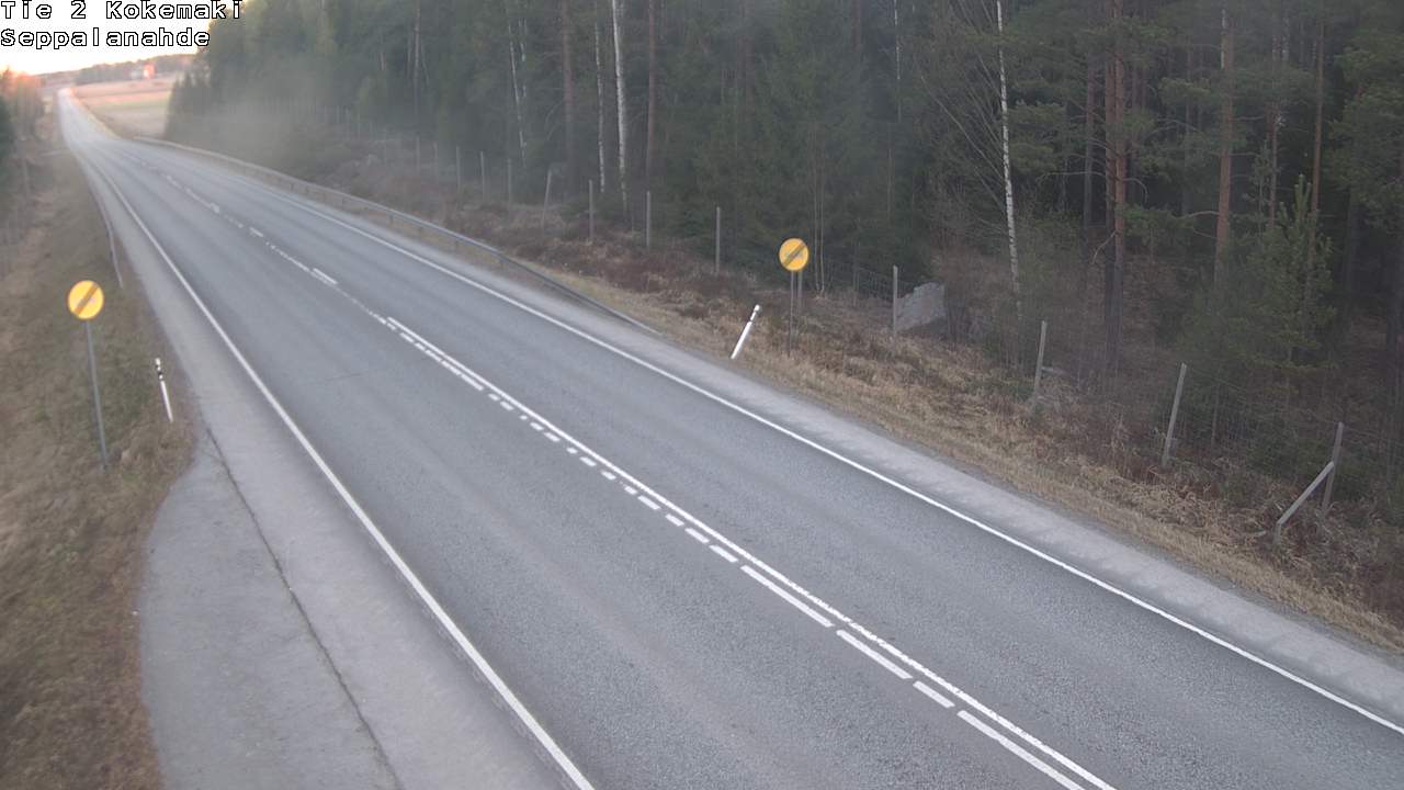 Weather Camera Image Väg 2 Kokemäki, Seppälänahde, Kokemäki, Satakunta