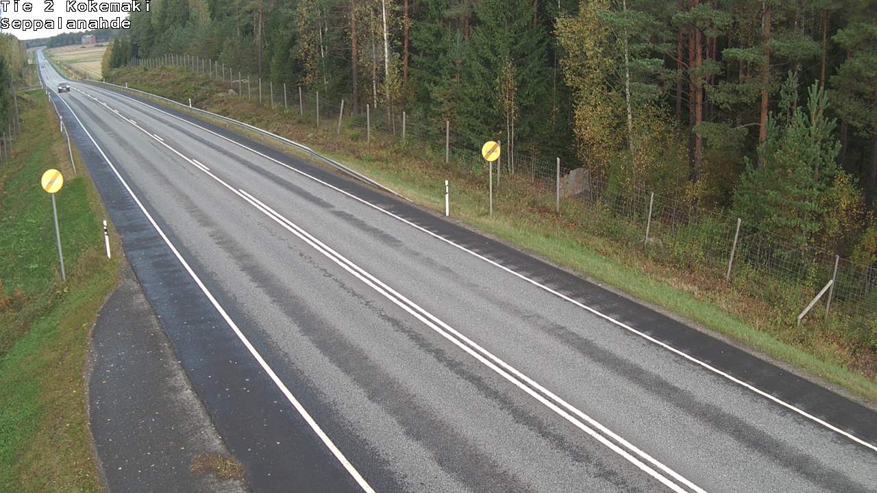 Weather Camera Image Väg 2 Kokemäki, Seppälänahde, Kokemäki, Satakunta