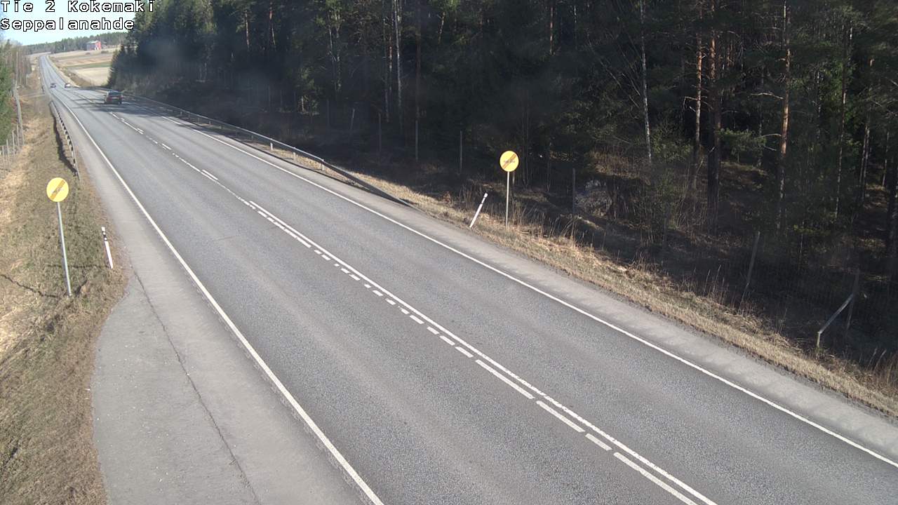 Weather Camera Image Väg 2 Kokemäki, Seppälänahde, Kokemäki, Satakunta