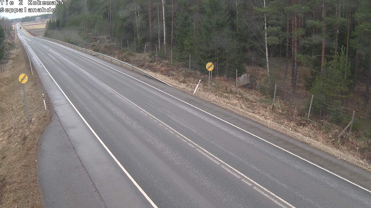 Weather Camera Image Road 2 Kokemäki, Seppälänahde, Kokemäki, Satakunta