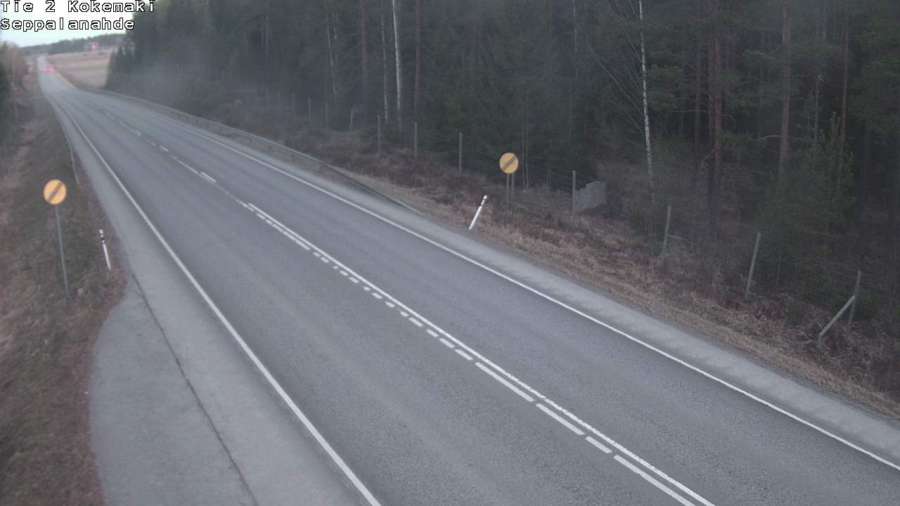 Weather Camera Image Road 2 Kokemäki, Seppälänahde, Kokemäki, Satakunta