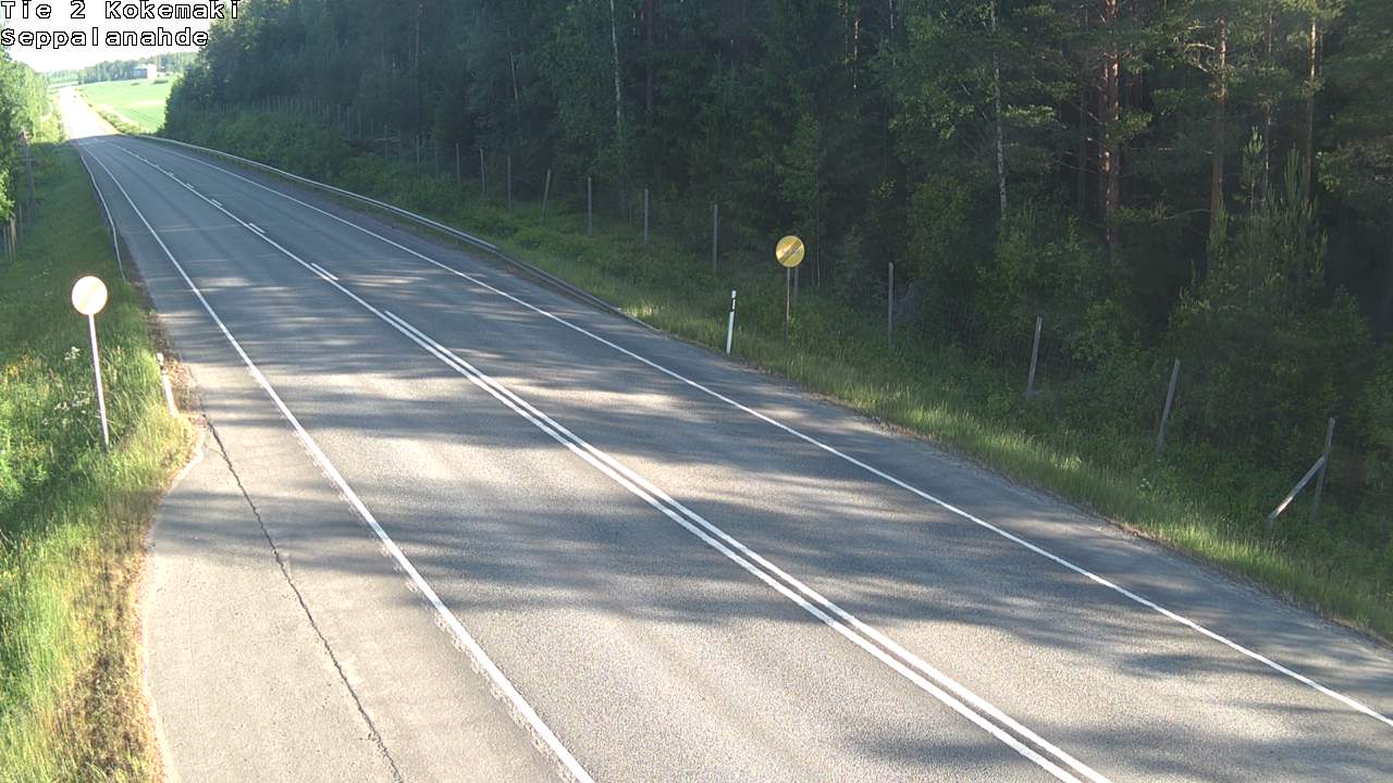Weather Camera Image Väg 2 Kokemäki, Seppälänahde, Kokemäki, Satakunta
