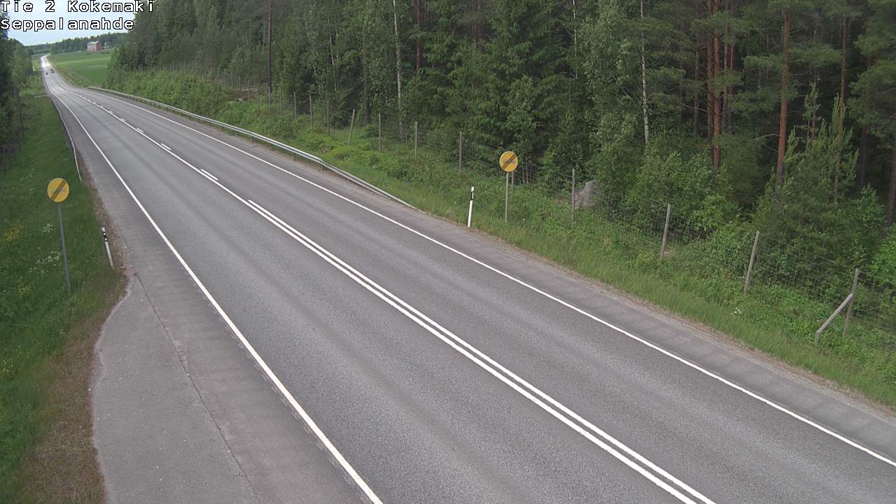 Weather Camera Image Väg 2 Kokemäki, Seppälänahde, Kokemäki, Satakunta
