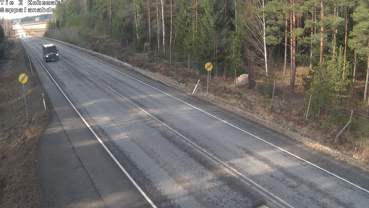 Weather Camera Image Road 2 Kokemäki, Seppälänahde, Kokemäki, Satakunta