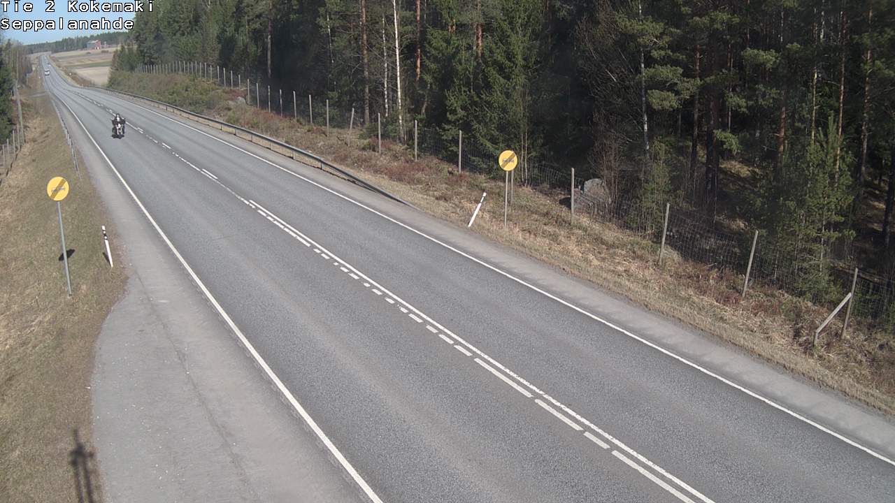 Weather Camera Image Väg 2 Kokemäki, Seppälänahde, Kokemäki, Satakunta