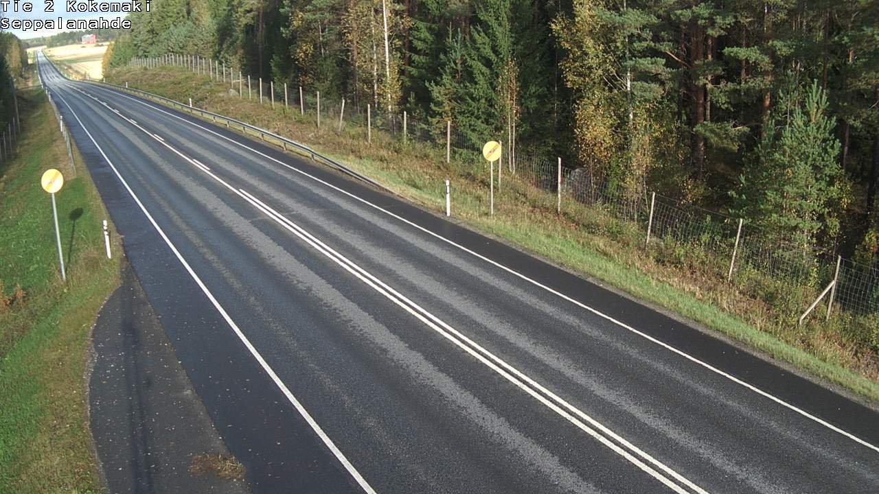 Weather Camera Image Väg 2 Kokemäki, Seppälänahde, Kokemäki, Satakunta