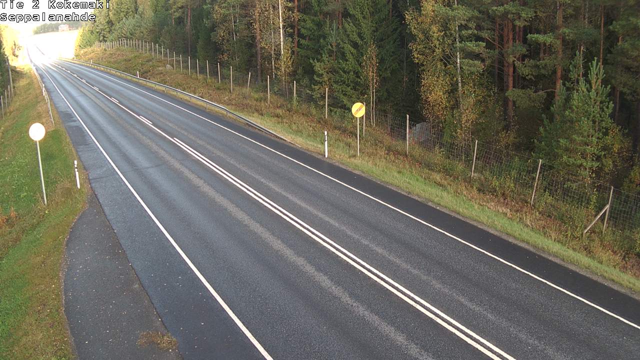 Weather Camera Image Väg 2 Kokemäki, Seppälänahde, Kokemäki, Satakunta