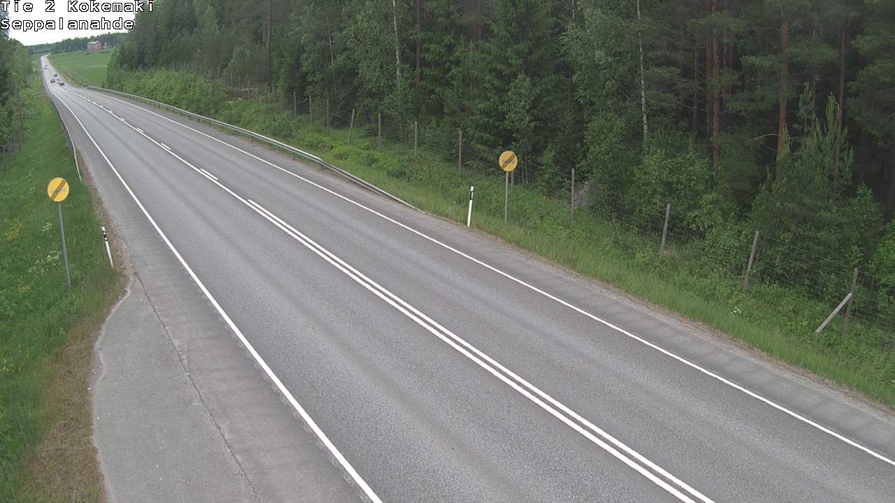 Weather Camera Image Väg 2 Kokemäki, Seppälänahde, Kokemäki, Satakunta