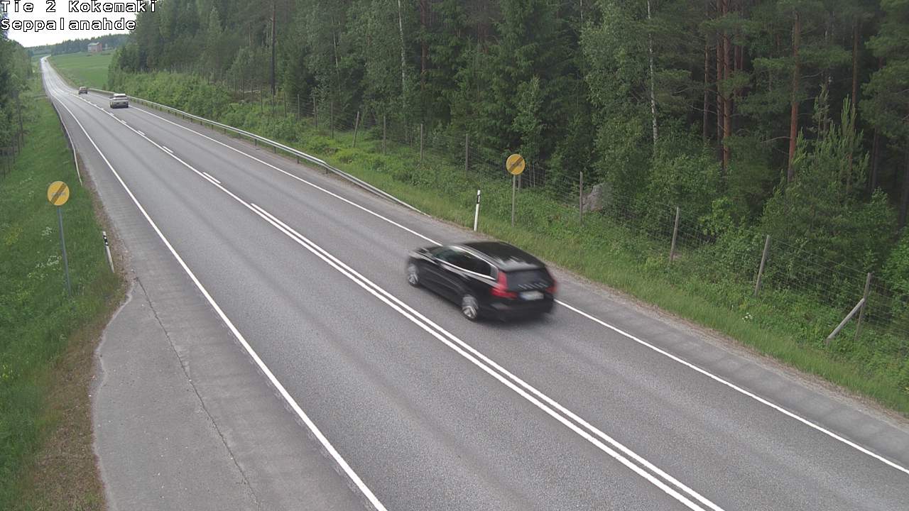 Weather Camera Image Väg 2 Kokemäki, Seppälänahde, Kokemäki, Satakunta