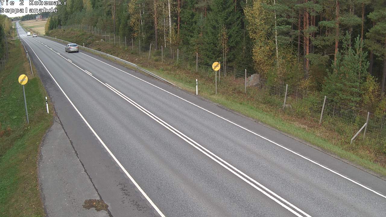 Weather Camera Image Väg 2 Kokemäki, Seppälänahde, Kokemäki, Satakunta