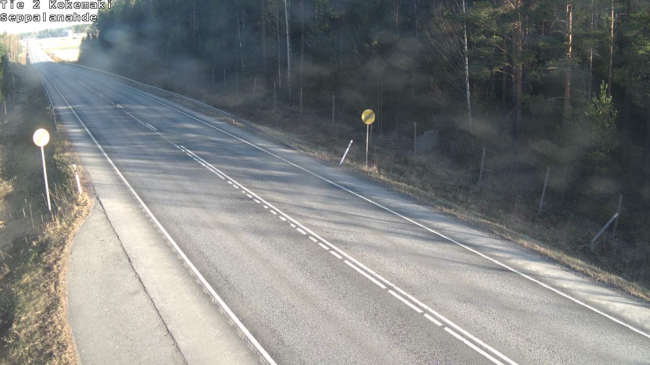 Weather Camera Image Väg 2 Kokemäki, Seppälänahde, Kokemäki, Satakunta
