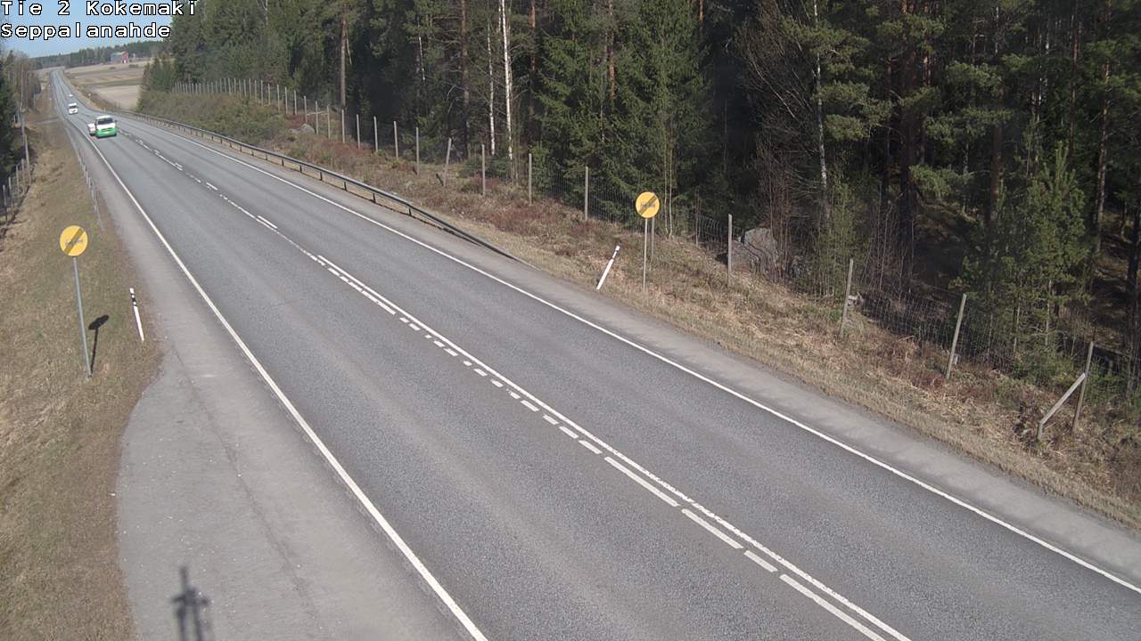Weather Camera Image Väg 2 Kokemäki, Seppälänahde, Kokemäki, Satakunta