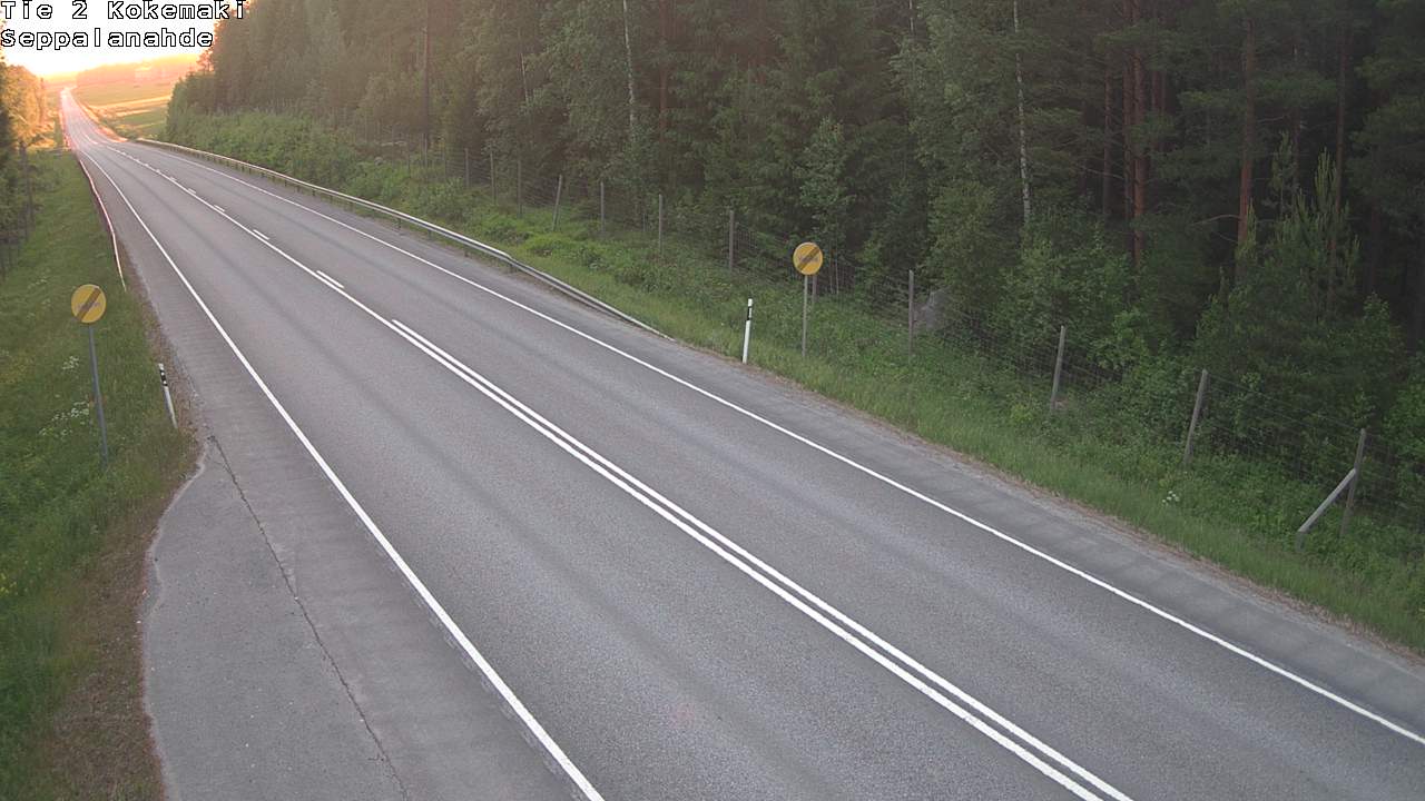 Weather Camera Image Väg 2 Kokemäki, Seppälänahde, Kokemäki, Satakunta