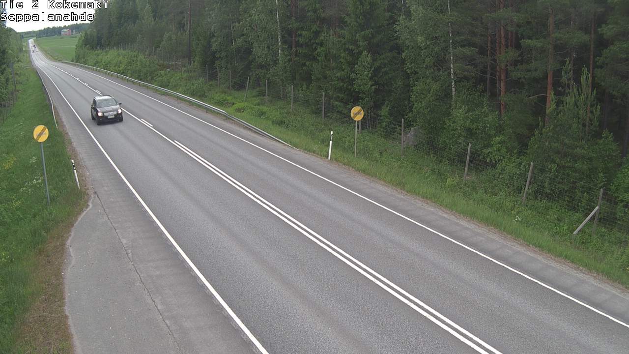 Weather Camera Image Väg 2 Kokemäki, Seppälänahde, Kokemäki, Satakunta