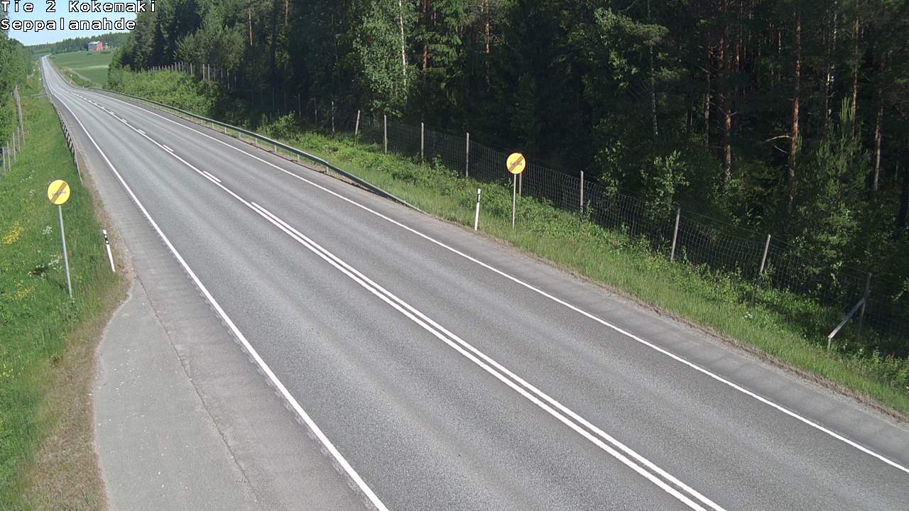 Weather Camera Image Väg 2 Kokemäki, Seppälänahde, Kokemäki, Satakunta