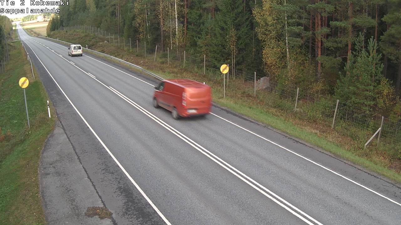 Weather Camera Image Väg 2 Kokemäki, Seppälänahde, Kokemäki, Satakunta