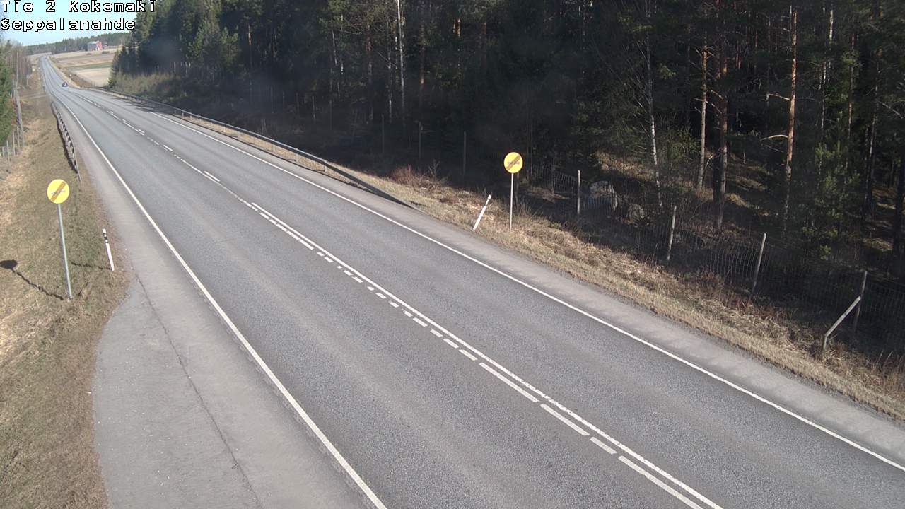 Weather Camera Image Väg 2 Kokemäki, Seppälänahde, Kokemäki, Satakunta