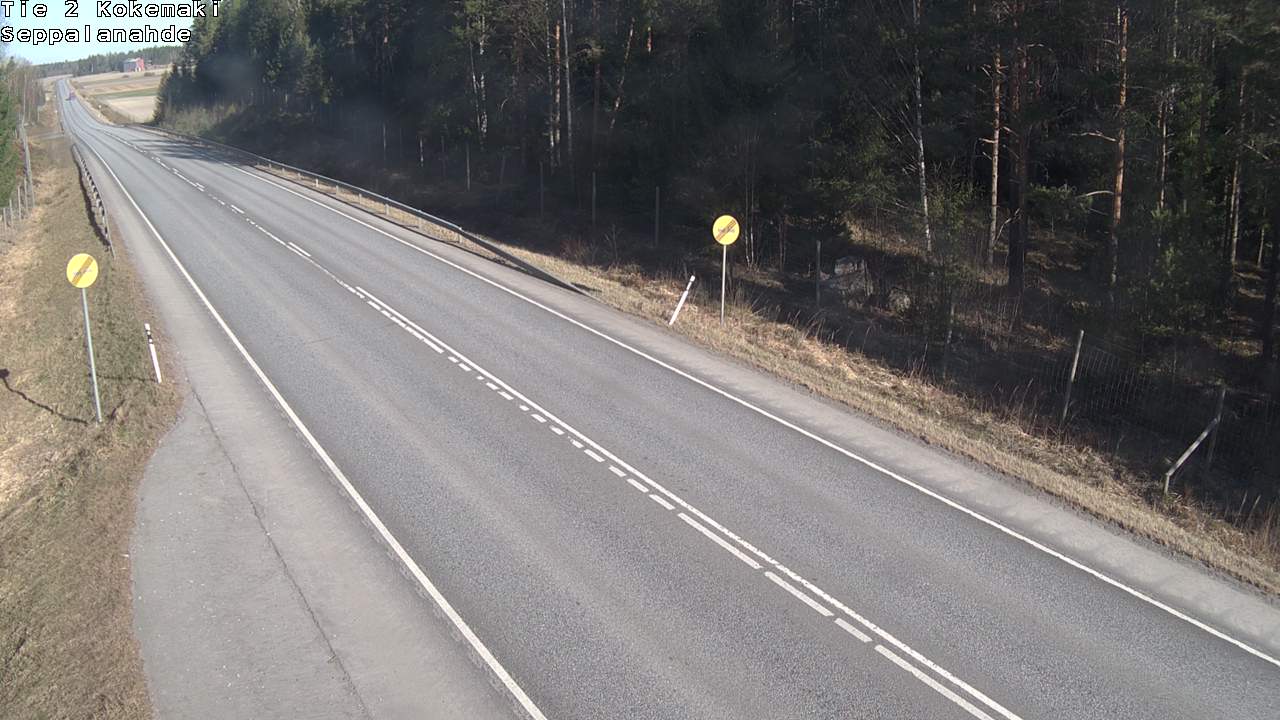 Weather Camera Image Väg 2 Kokemäki, Seppälänahde, Kokemäki, Satakunta