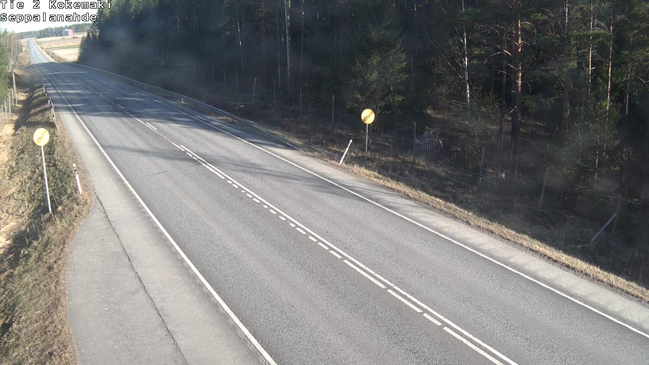 Weather Camera Image Väg 2 Kokemäki, Seppälänahde, Kokemäki, Satakunta