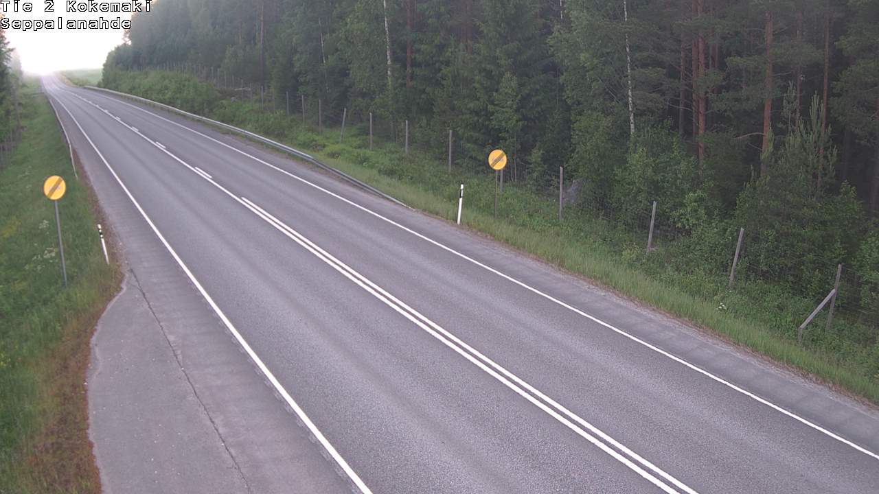 Weather Camera Image Väg 2 Kokemäki, Seppälänahde, Kokemäki, Satakunta