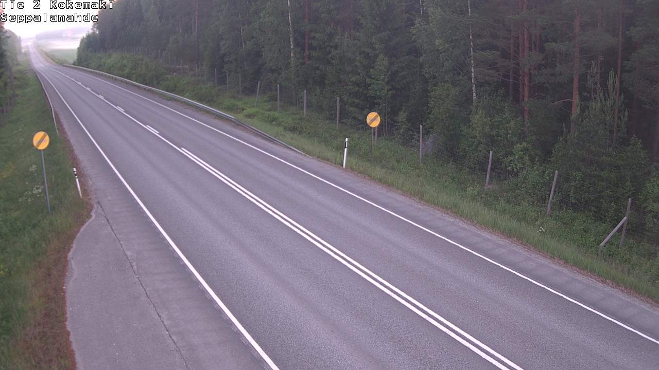 Weather Camera Image Väg 2 Kokemäki, Seppälänahde, Kokemäki, Satakunta